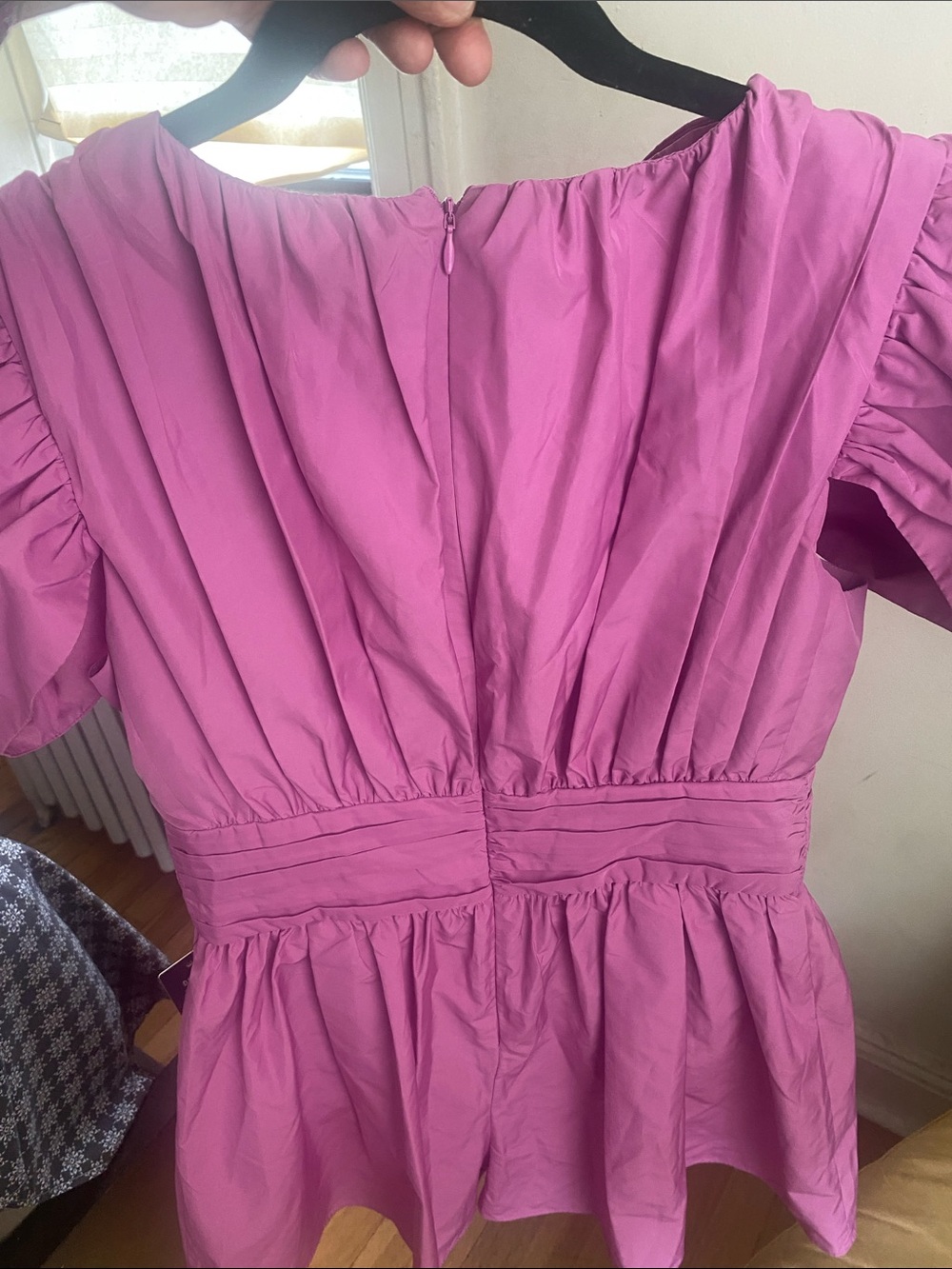 Express Girls' Magenta Puff-Sleeve Party Dress - Picture 16 of 16